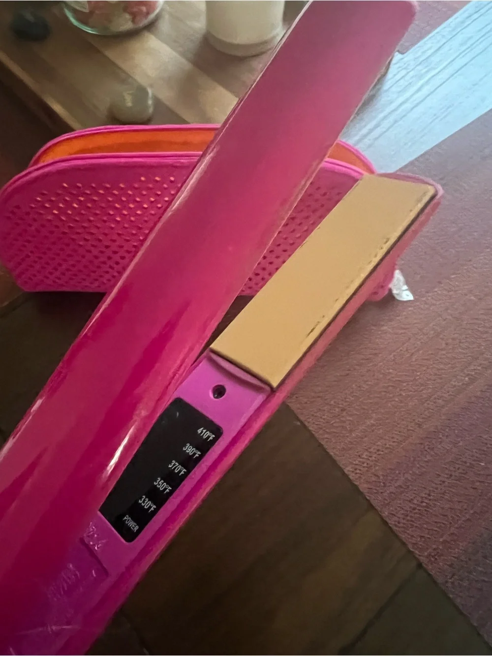 Ulta Beauty Hot Pink Hair Straightener with Matching Pink Case